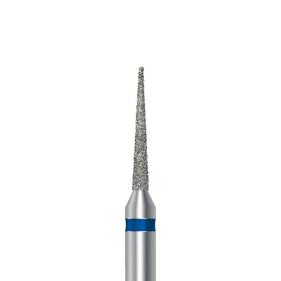 HP diamond pointed taper bur D.859.012.HP: medium grit, diameter 1.2 mm - Frank Dental