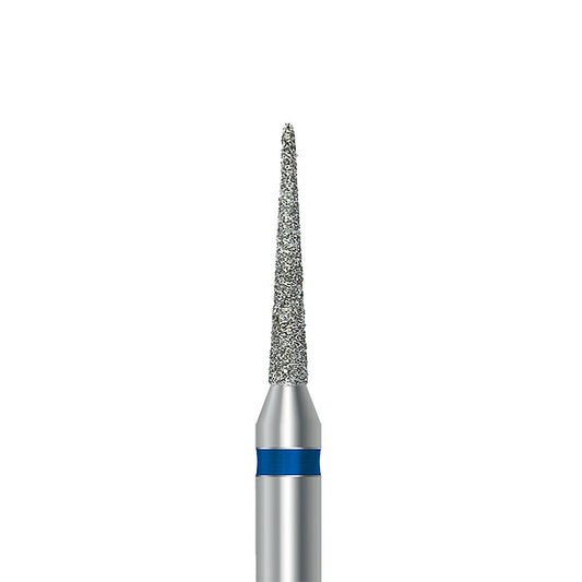 HP diamond pointed taper bur D.859.014.HP: medium grit, diameter 1.4 mm - Frank Dental