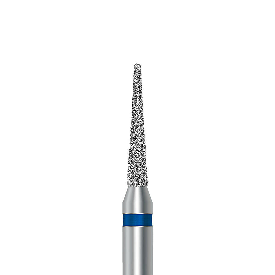 HP diamond pointed taper bur D.859.016.HP: medium grit, diameter 1.6 mm - Frank Dental