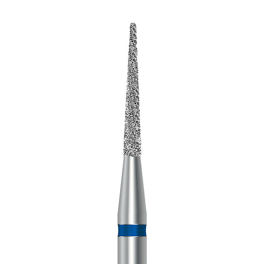 HP diamond pointed taper bur D.859L.016.HP: medium grit, diameter 1.6 mm - Frank Dental
