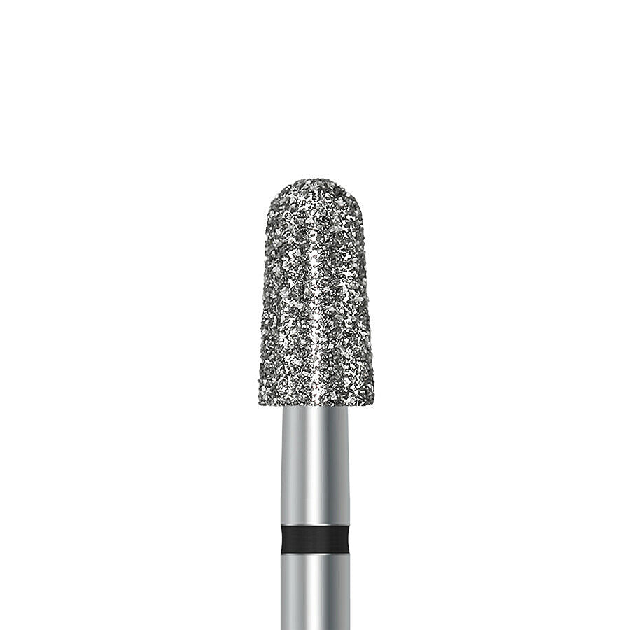HP diamond round-end taper bur D.856.040.SG.HP: extra coarse grit, diameter 4.0 mm - Frank Dental