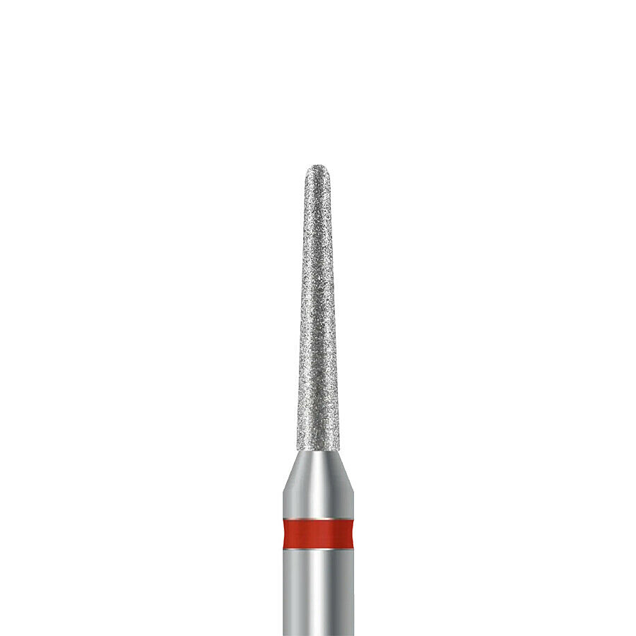 HP diamond round-end taper bur D.850.014.F.HP: fine grit, diameter 1.4 mm - Frank Dental