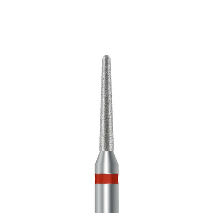 HP diamond round-end taper bur D.850.014.F.HP: fine grit, diameter 1.4 mm - Frank Dental