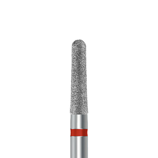 HP diamond round-end taper bur D.850.025.F.HP: fine grit, diameter 2.5 mm - Frank Dental