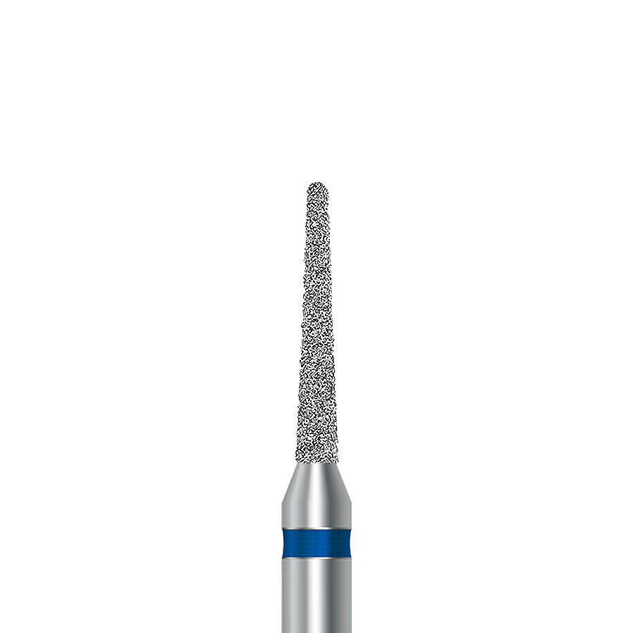 HP diamond round-end taper bur D.850.014.HP: medium grit, diameter 1.4 mm - Frank Dental