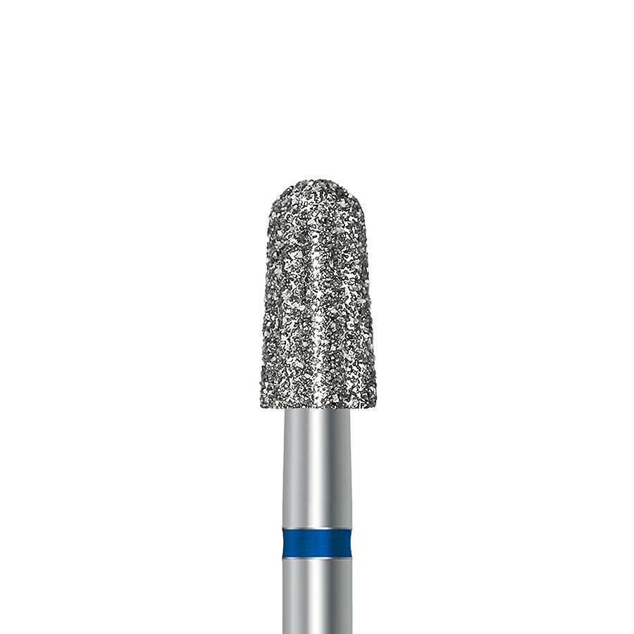 HP diamond round-end taper bur D.856.040.HP: medium grit, diameter 4.0 mm - Frank Dental