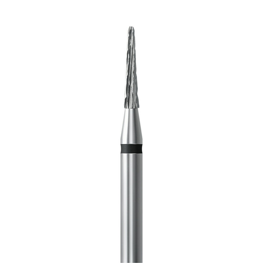 HP carbide cutter C.138KT.104.016 for titanium and hard metal alloys: round-end taper, 1.6 mm diameter - Frank Dental