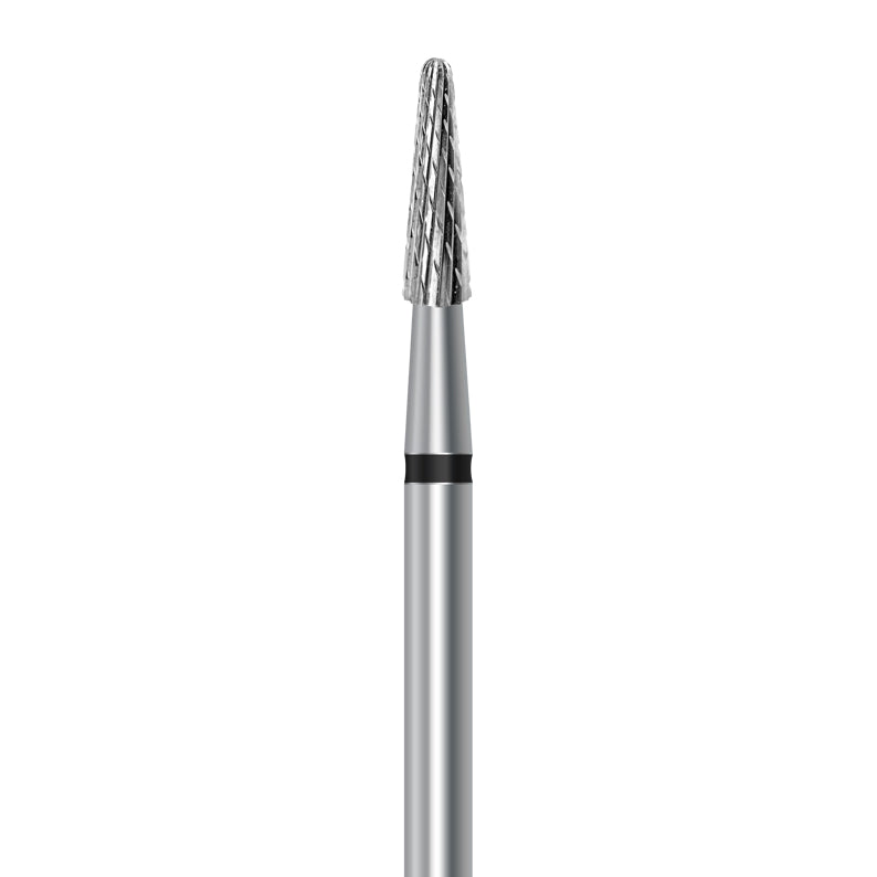 HP carbide cutter C.138KT.104.023 for titanium and hard metal alloys: round-end taper, 2.3 mm diameter - Frank Dental