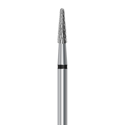 HP carbide cutter C.138KT.104.023 for titanium and hard metal alloys: round-end taper, 2.3 mm diameter - Frank Dental
