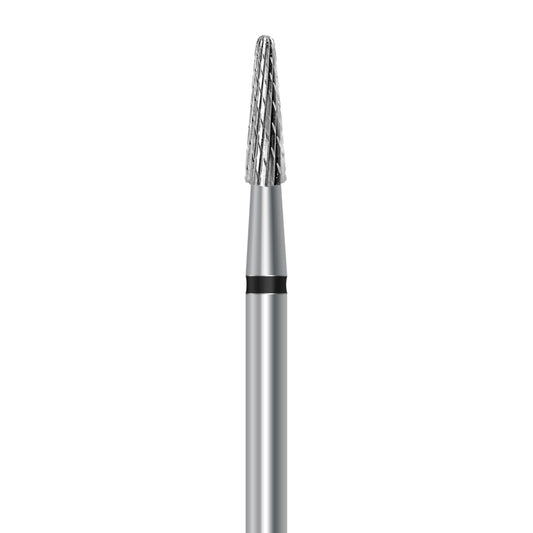 HP carbide cutter C.138KT.104.023 for titanium and hard metal alloys: round-end taper, 2.3 mm diameter - Frank Dental