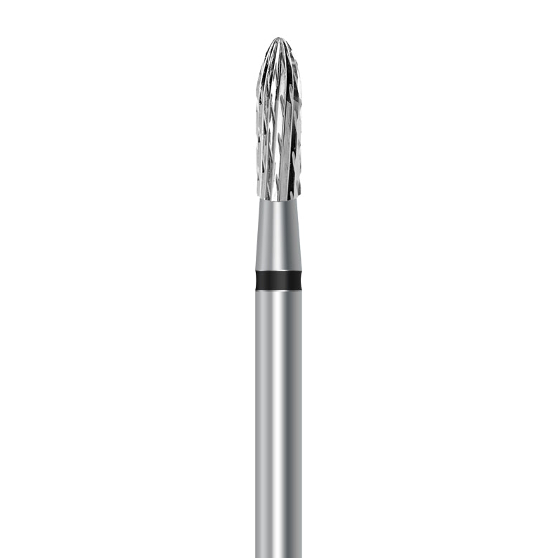 HP carbide cutter C.139KT.104.023 for titanium and hard metal alloys: torpedo, 2.3 mm diameter - Frank Dental