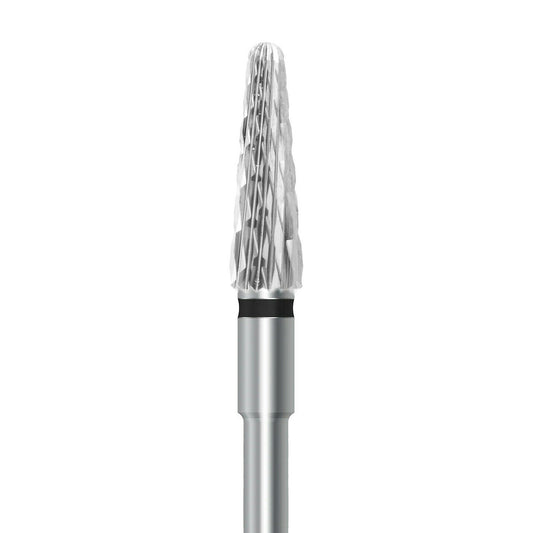 HP carbide cutter C.79KT.104.040 for titanium and hard metal alloys: round-end taper, 4.0 mm diameter - Frank Dental
