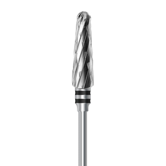 HP carbide cutter C.79LKSG.104.060 for wet plaster and soft denture acrylics: round-end taper, 6.0 mm diameter - Frank Dental