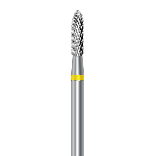 HP carbide cutter C.139KSF.104.023: torpedo, extra-fine cross-cut, 2.3 mm diameter - Frank Dental
