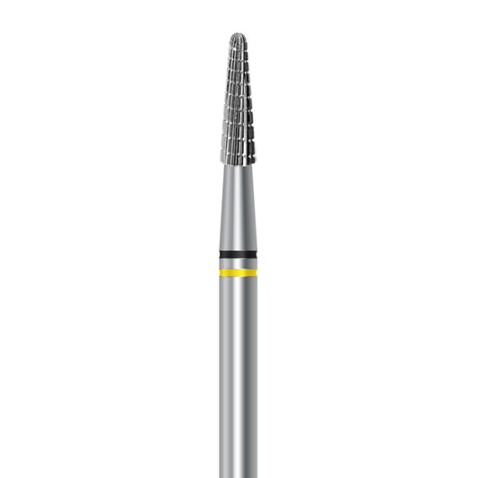 HP carbide cutter C.138KFQ.104.023 for palladium and dental alloys: round-end taper, 2.3 mm diameter - Frank Dental