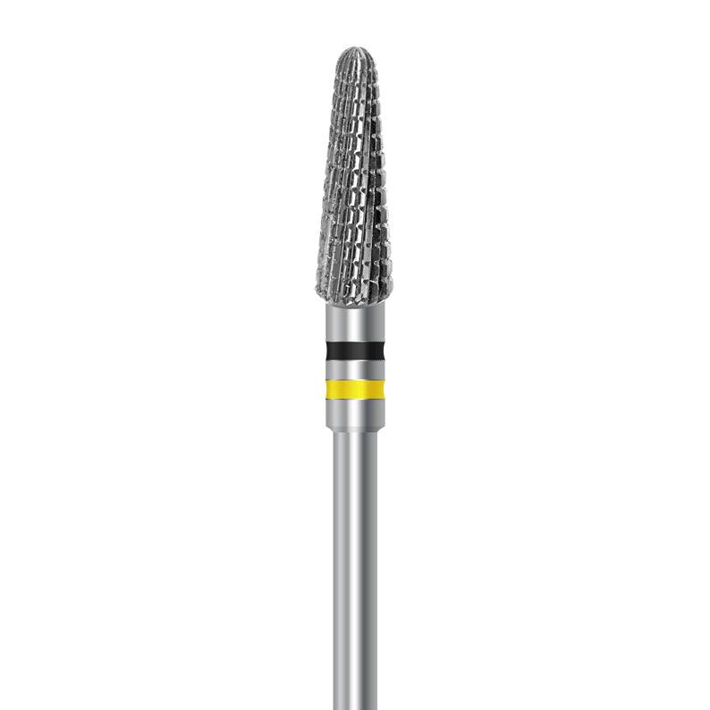 HP carbide cutter C.79KFQ.104.040 for palladium and dental alloys: round-end taper, 4.0 mm diameter - Frank Dental