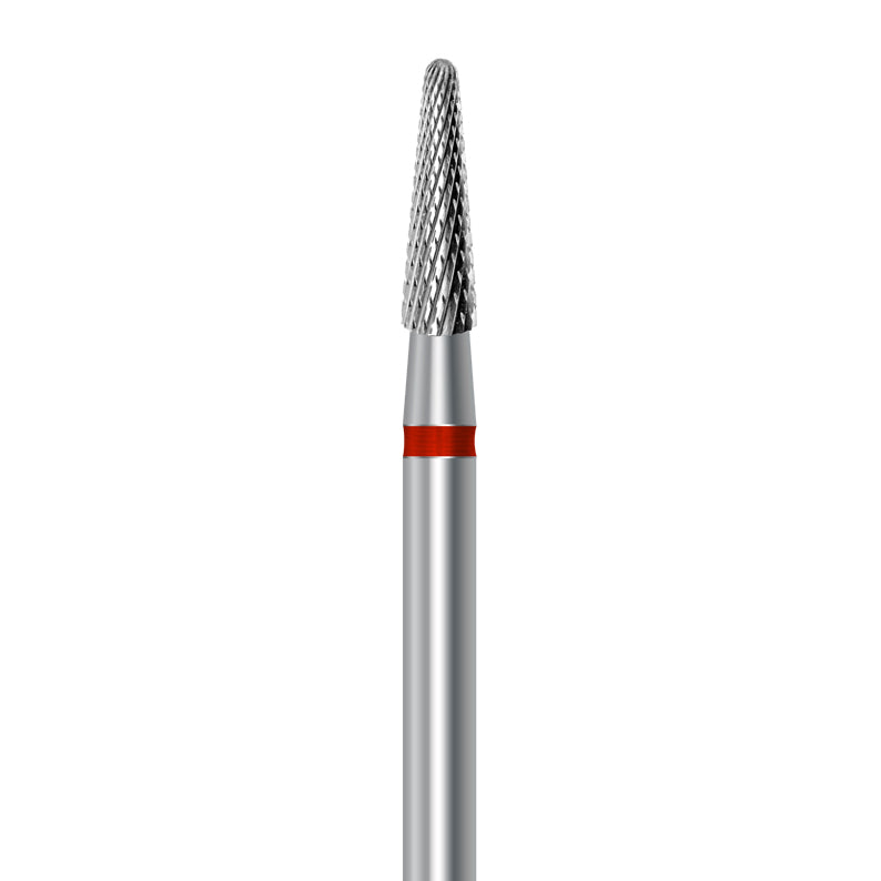 HP carbide cutter C.138KF.104.023: round-end taper, fine cross-cut, 2.3 mm diameter - Frank Dental
