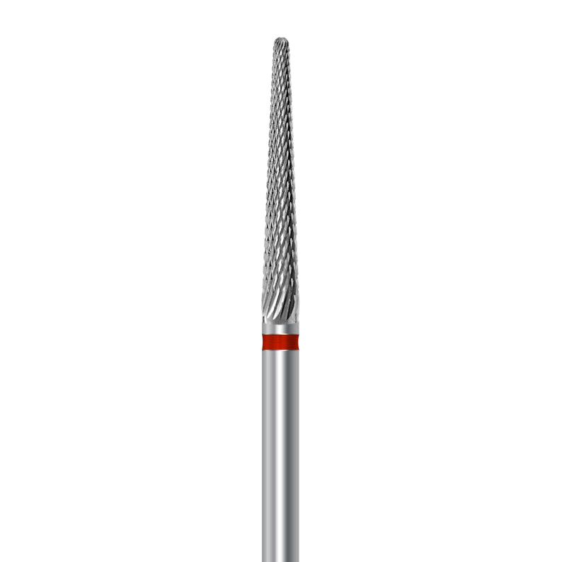HP carbide cutter C.261KF.104.023: round-end taper, fine cross-cut, 2.3 mm diameter - Frank Dental