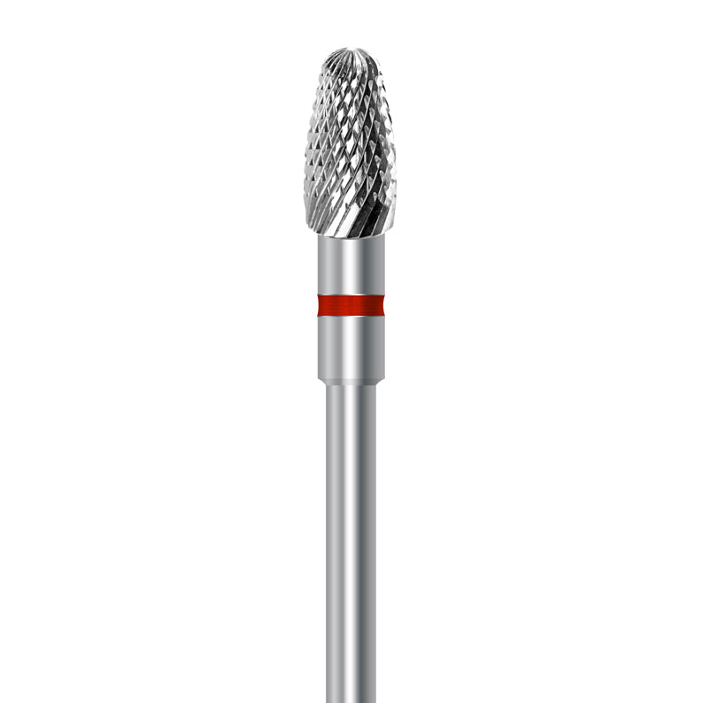 HP carbide cutter C.351KF.104.040: round-end taper, fine cross-cut, 4.0 mm diameter - Frank Dental