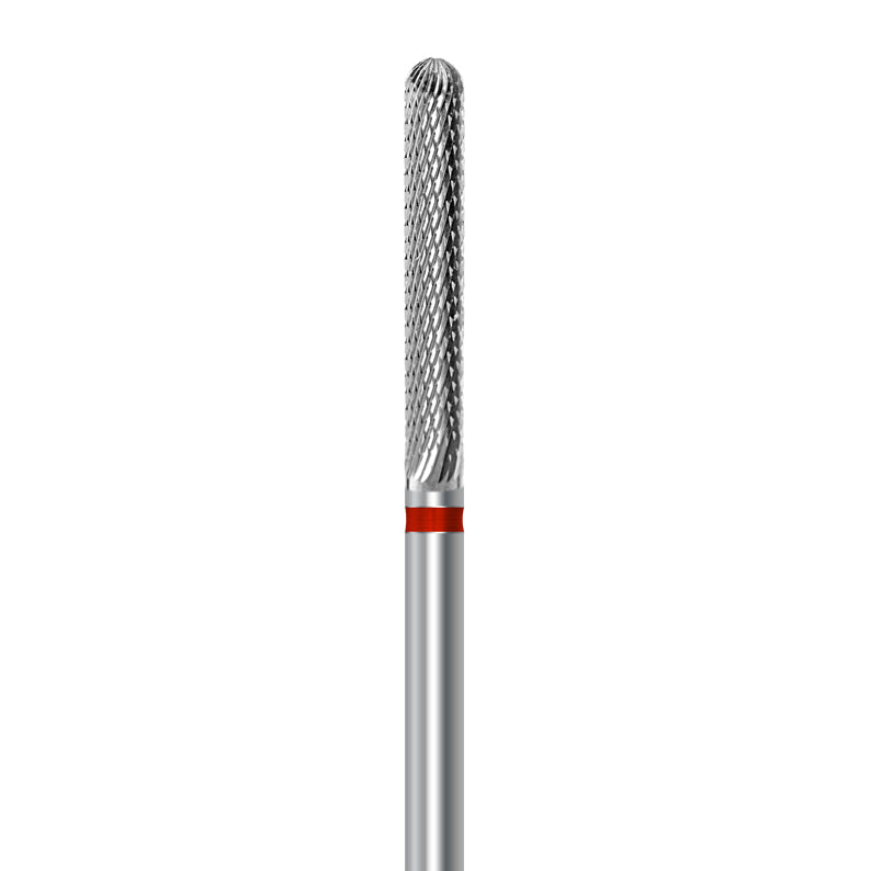 HP carbide cutter C.364RKF.104.023: round-end cylinder, fine cross-cut, 2.3 mm diameter - Frank Dental