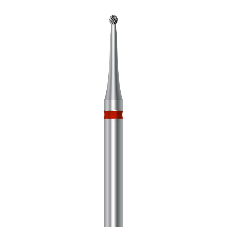 HP carbide cutter C.71KF.104.010: round, fine cross-cut, 1.0 mm diameter - Frank Dental