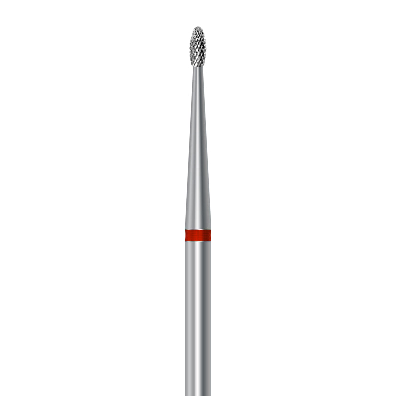 HP carbide cutter C.73KF.104.014: egg, fine cross-cut, 1.4 mm diameter - Frank Dental