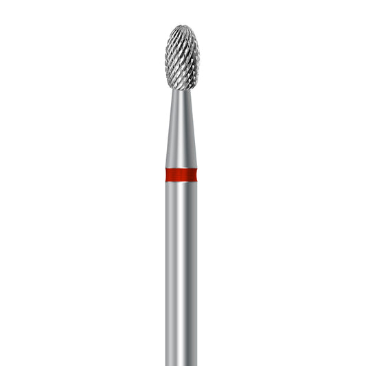 HP carbide cutter C.73KF.104.023: egg, fine cross-cut, 2.3 mm diameter - Frank Dental