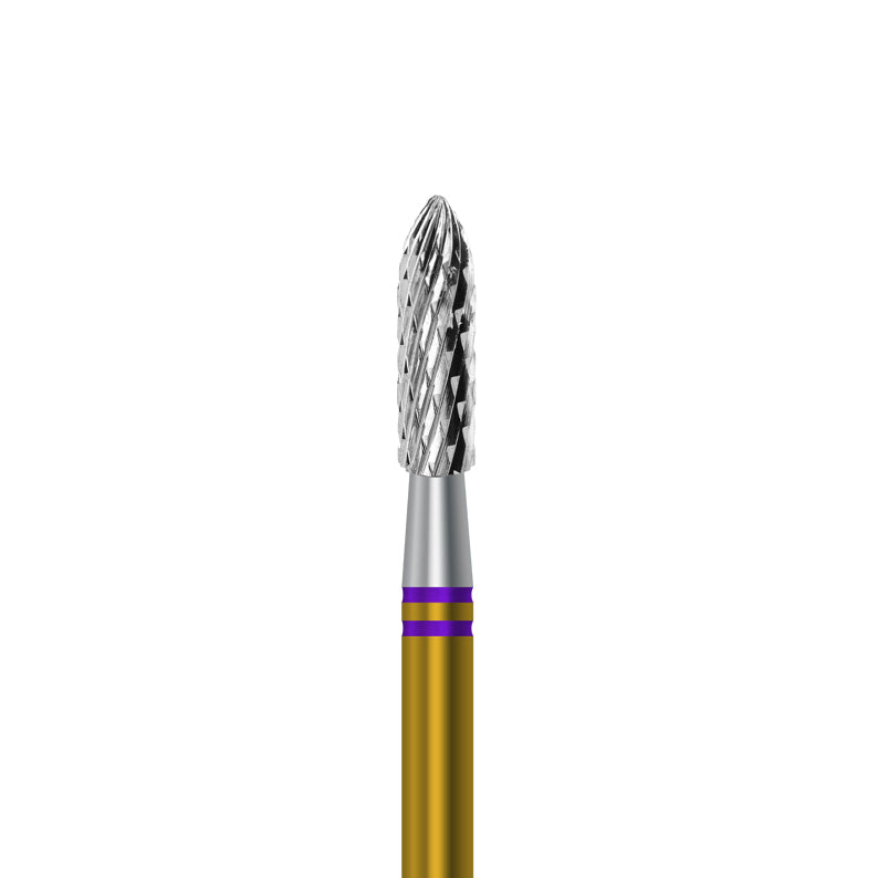 HP carbide cutter C.139NEM.104.023 for base metals and titanium: torpedo, 2.3 mm diameter - Frank Dental