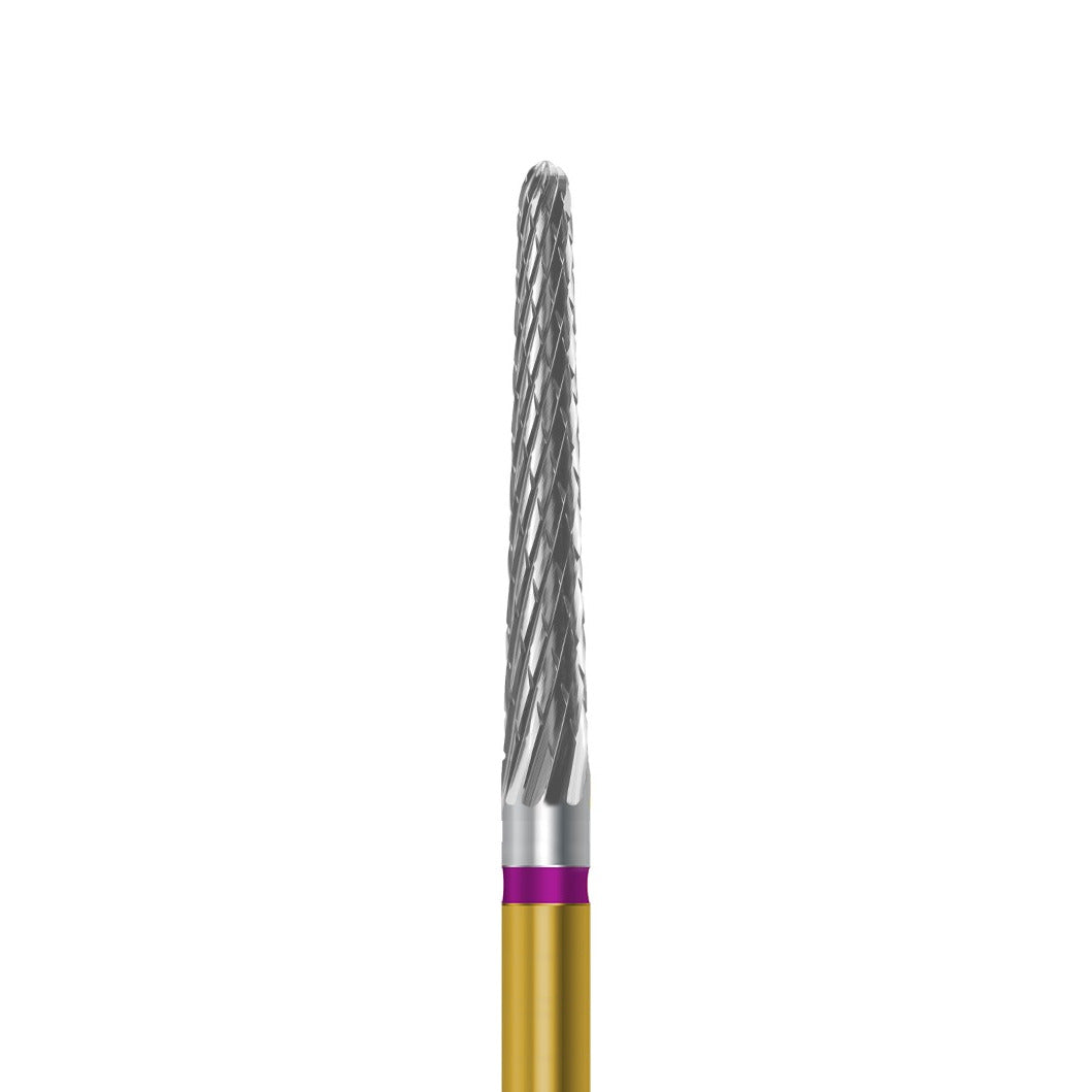 HP carbide cutter C.261NEM.104.023 for base metals and titanium: round-end taper, 2.3 mm diameter - Frank Dental