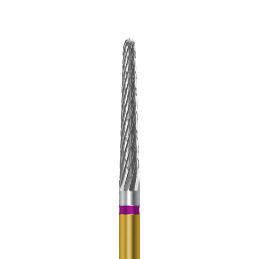 HP carbide cutter C.261NEM.104.023 for base metals and titanium: round-end taper, 2.3 mm diameter - Frank Dental