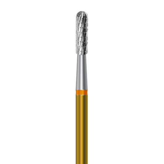 HP carbide cutter C.129KFQM.104.023 for palladium and dental alloys: round-end cylinder, 2.3 mm diameter - Frank Dental