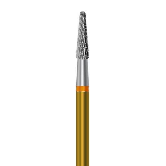 HP carbide cutter C.138KFQM.104.023 for palladium and dental alloys: round-end taper, 2.3 mm diameter - Frank Dental