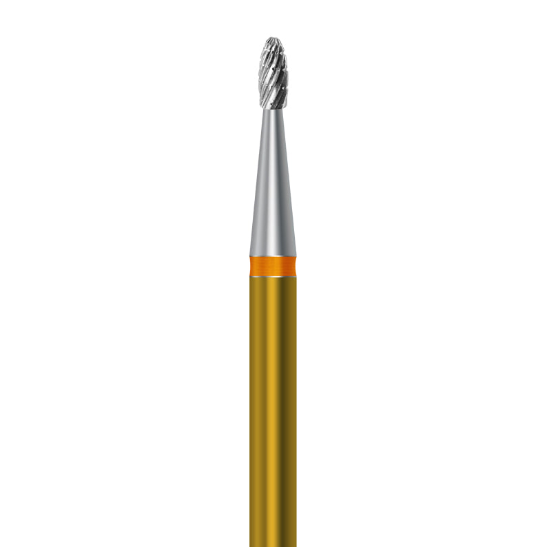HP carbide cutter C.73KFQM.104.014 for palladium and dental alloys: egg, 1.4 mm diameter - Frank Dental
