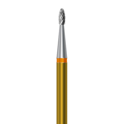 HP carbide cutter C.73KFQM.104.014 for palladium and dental alloys: egg, 1.4 mm diameter - Frank Dental