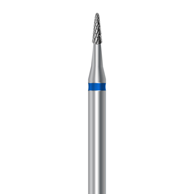 HP carbide cutter C.138K.104.014: round-end taper, medium cross-cut, 1.4 mm diameter - Frank Dental