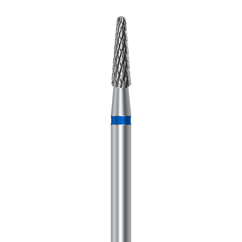 HP carbide cutter C.138K.104.023: round-end taper, medium cross-cut, 2.3 mm diameter - Frank Dental