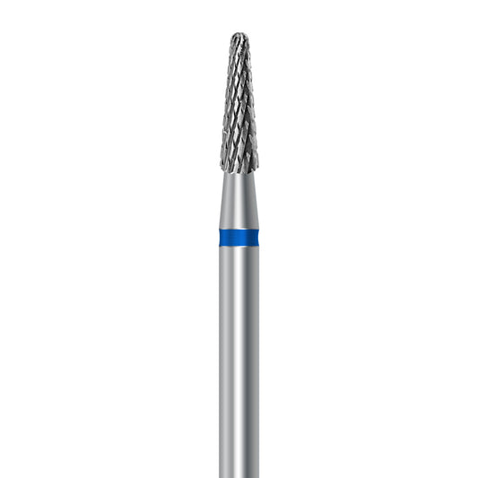 HP carbide cutter C.138K.104.023: round-end taper, medium cross-cut, 2.3 mm diameter - Frank Dental