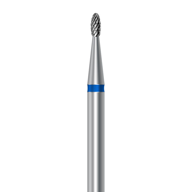 HP carbide cutter C.73K.104.014: egg, medium cross-cut, 1.4 mm diameter - Frank Dental