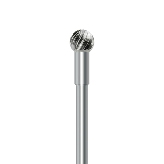 HP carbide cutter C.71E.104.050 for PMMA denture acrylics and dental plaster: round, 5.0 mm diameter - Frank Dental