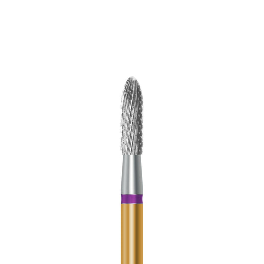 HP carbide cutter C.139KFQK.104.023 for veneering materials: torpedo, 2.3 mm diameter - Frank Dental