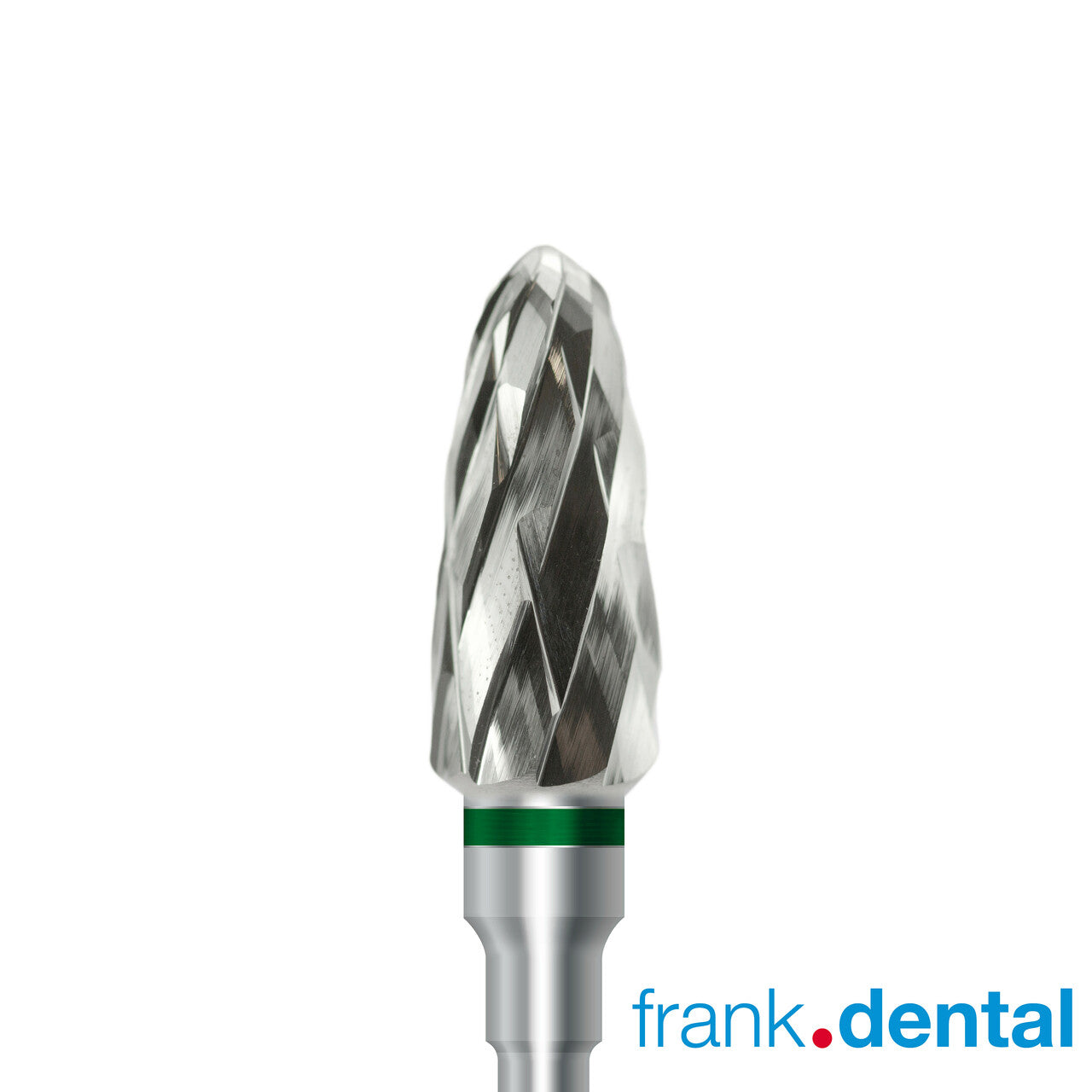 Tungsten carbide cutter C.251KG.104.060 for dry plaster and hard denture acrylics: coarse grit, oval shape, diameter 6.0 mm