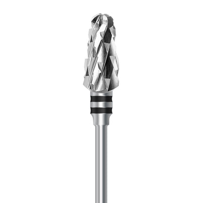 Tungsten carbide cutter C.79KSG.104.070 for wet plaster and soft denture acrylics: extra coarse grit, taper round shape, diameter 7.0 mm
