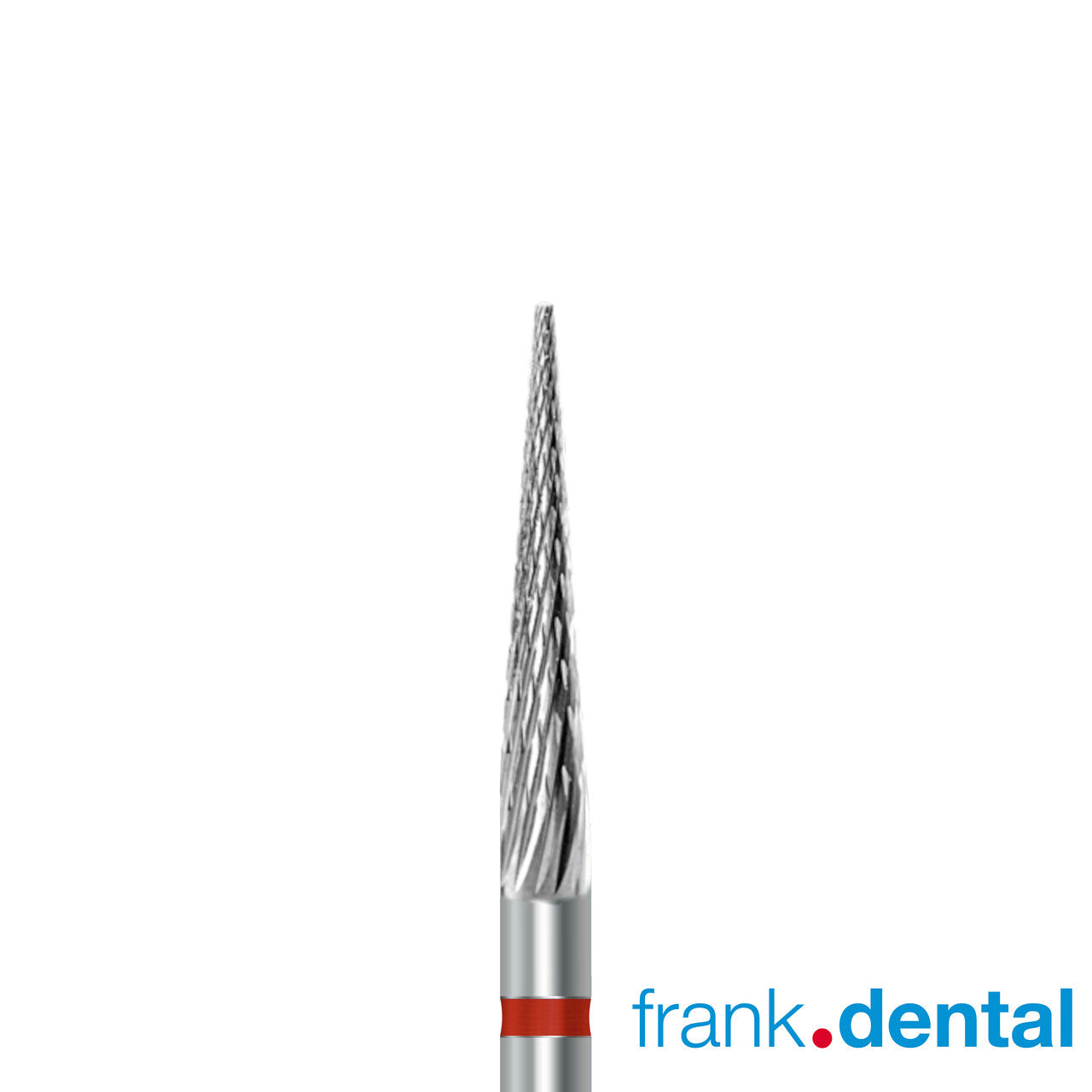 Tungsten Carbide Cutter by Frank Dental, Fine grit with Cross cut, 2.3mm diameter