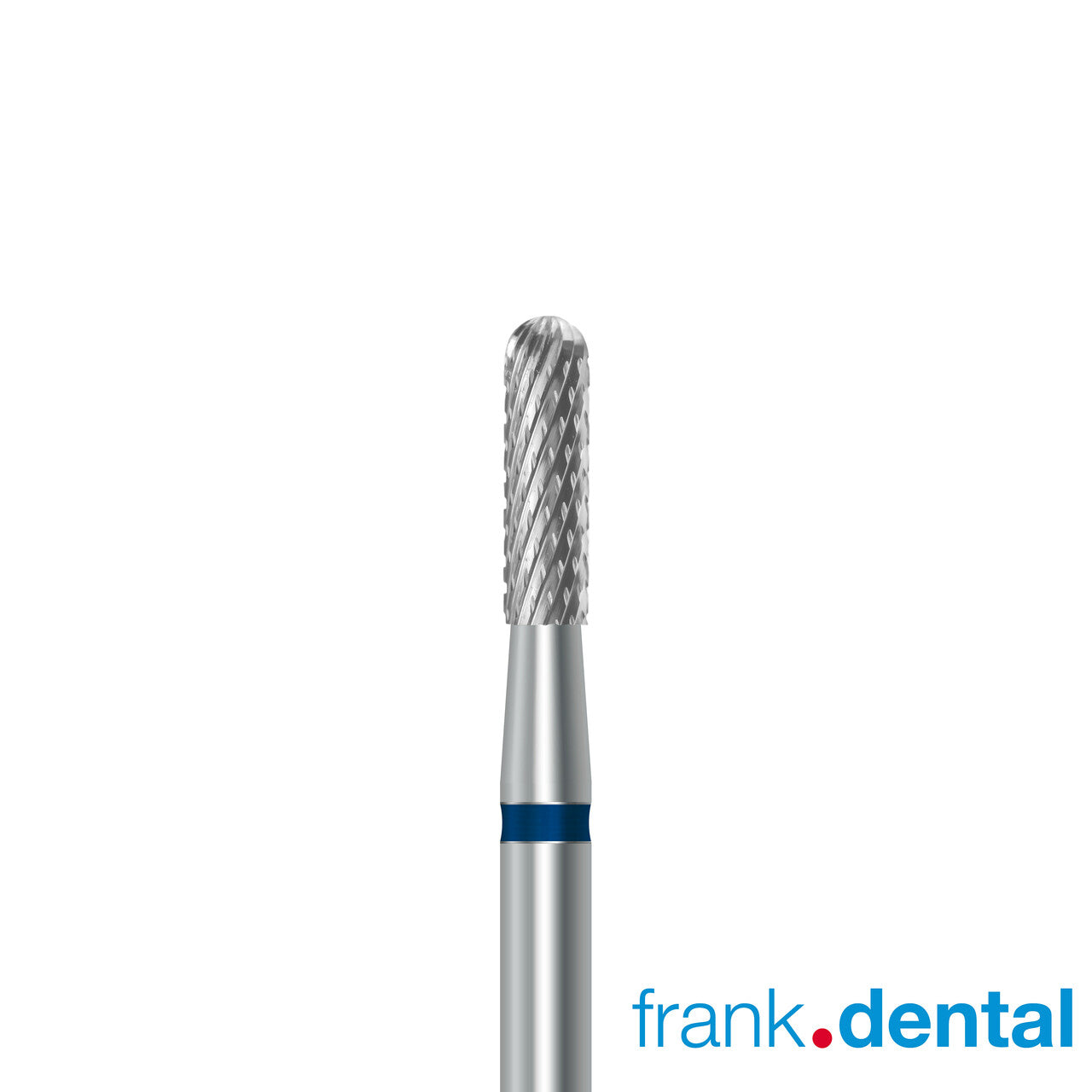 Tungsten carbide cutter C.129K.104.023 for metals, resins and composites: medium grit, cylinder round shape, diameter 2.3 mm