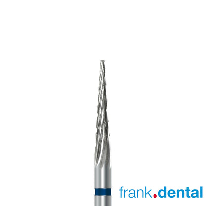 Tungsten carbide cutter C.257K.104.023 for metals, resins and composites: medium grit, needle shape, diameter 2.3 mm