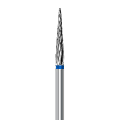 Tungsten carbide cutter C.257K.104.023 for metals, resins and composites: medium grit, needle shape, diameter 2.3 mm