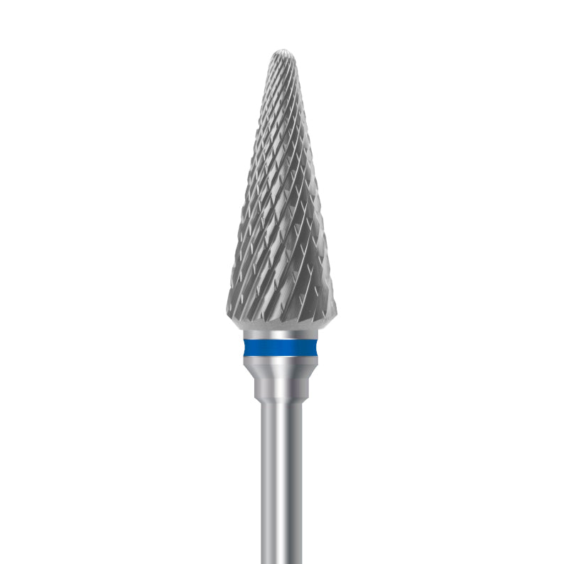 Tungsten carbide cutter C.257K.104.060 for metals, resins and composites: medium grit, needle shape, diameter 6.0 mm