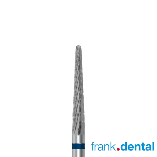 Tungsten Carbide Cutter by Frank Dental, Medium grit with Cross cut, 2.3mm diameter