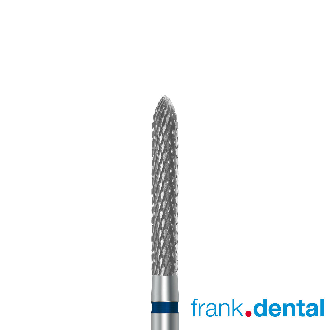Tungsten Carbide Cutter by Frank Dental, Medium grit with Cross cut, 2.3mm diameter