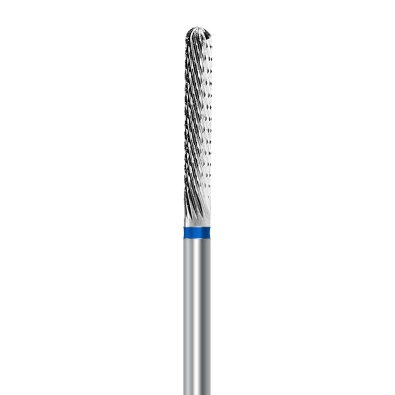 Tungsten carbide cutter C.364RK.104.023 for metals, resins and composites: medium grit, cylinder round shape, diameter 2.3 mm